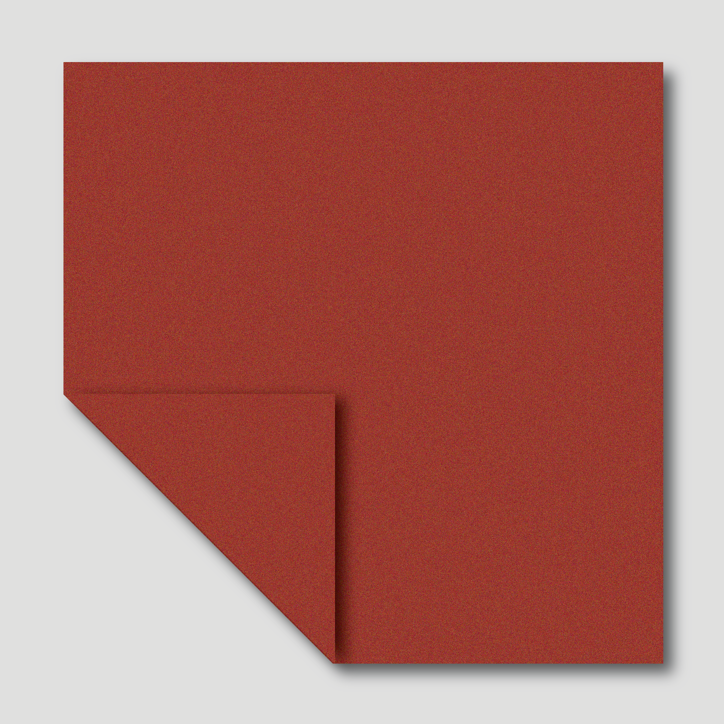 【Taro's Origami Studio】ビオトープ ジャンボ 13.75インチ/35cm 単色(アンバーレッド) 10枚入(全同色) 上級フォルダー用高級和紙(日本製)
