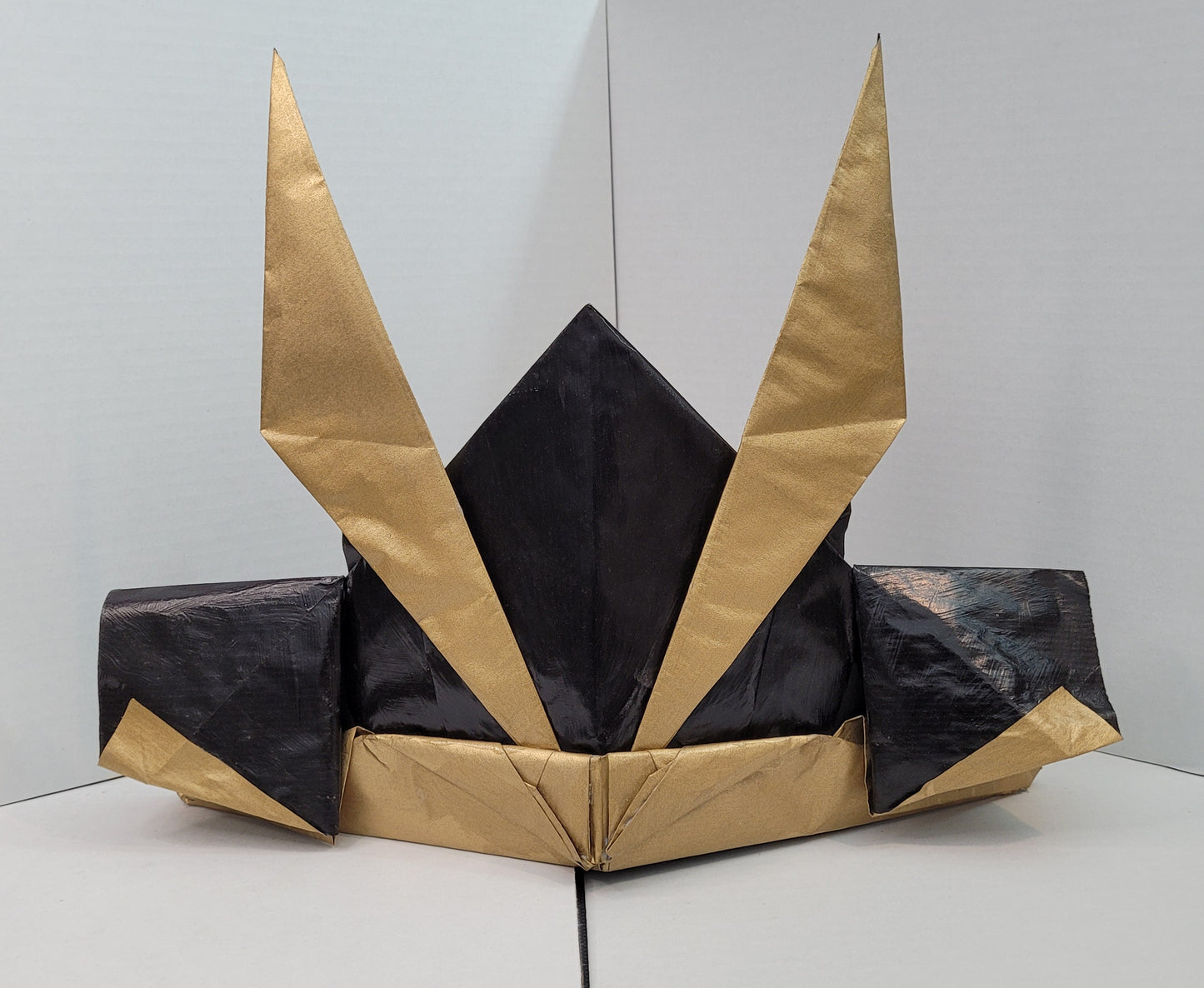 Completed Origami Samurai Helmet