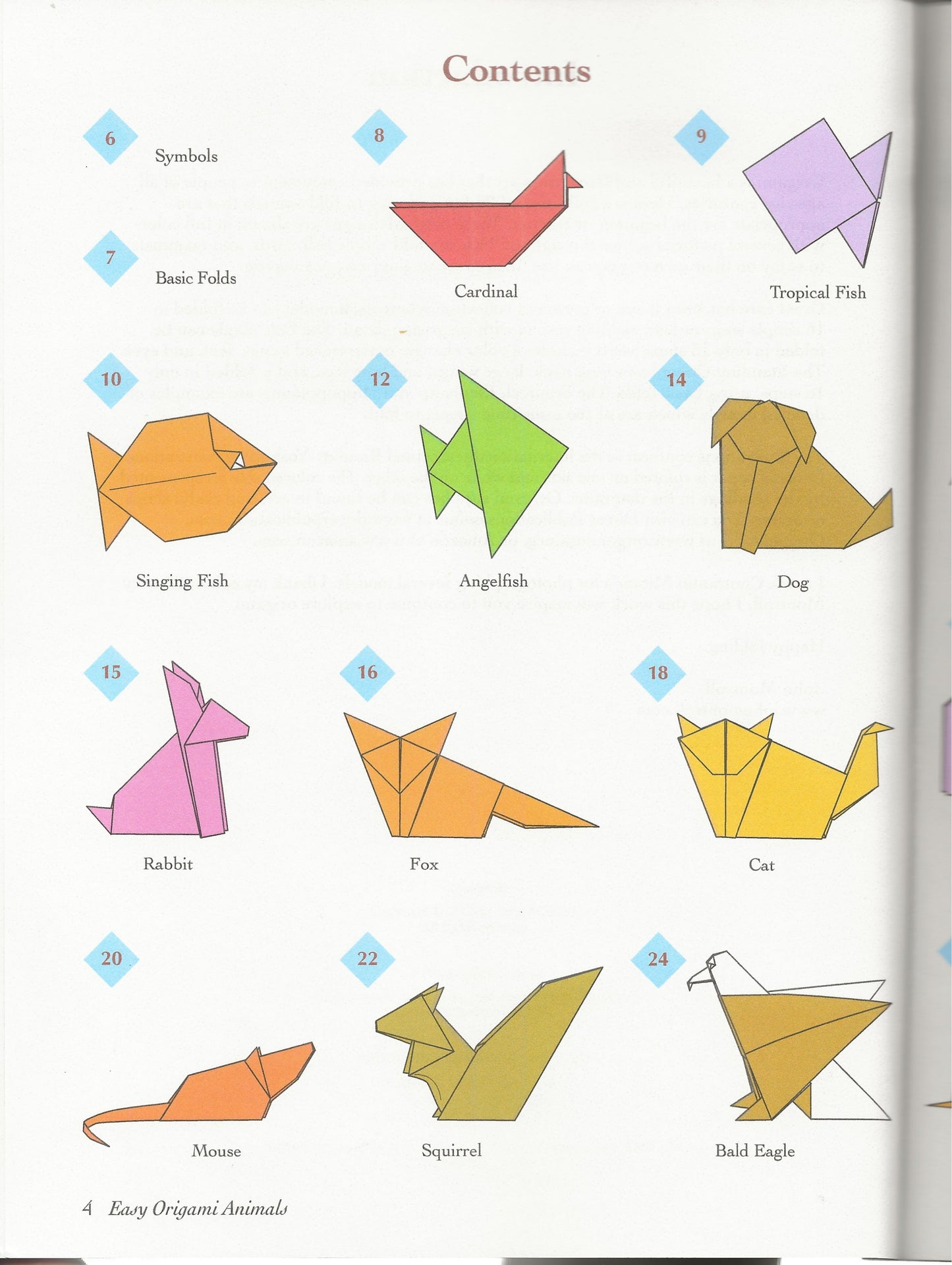 Easy Origami Animals