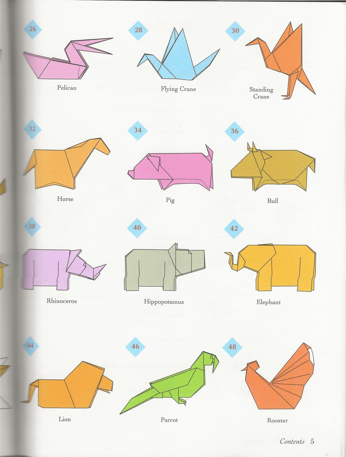 Easy Origami Animals
