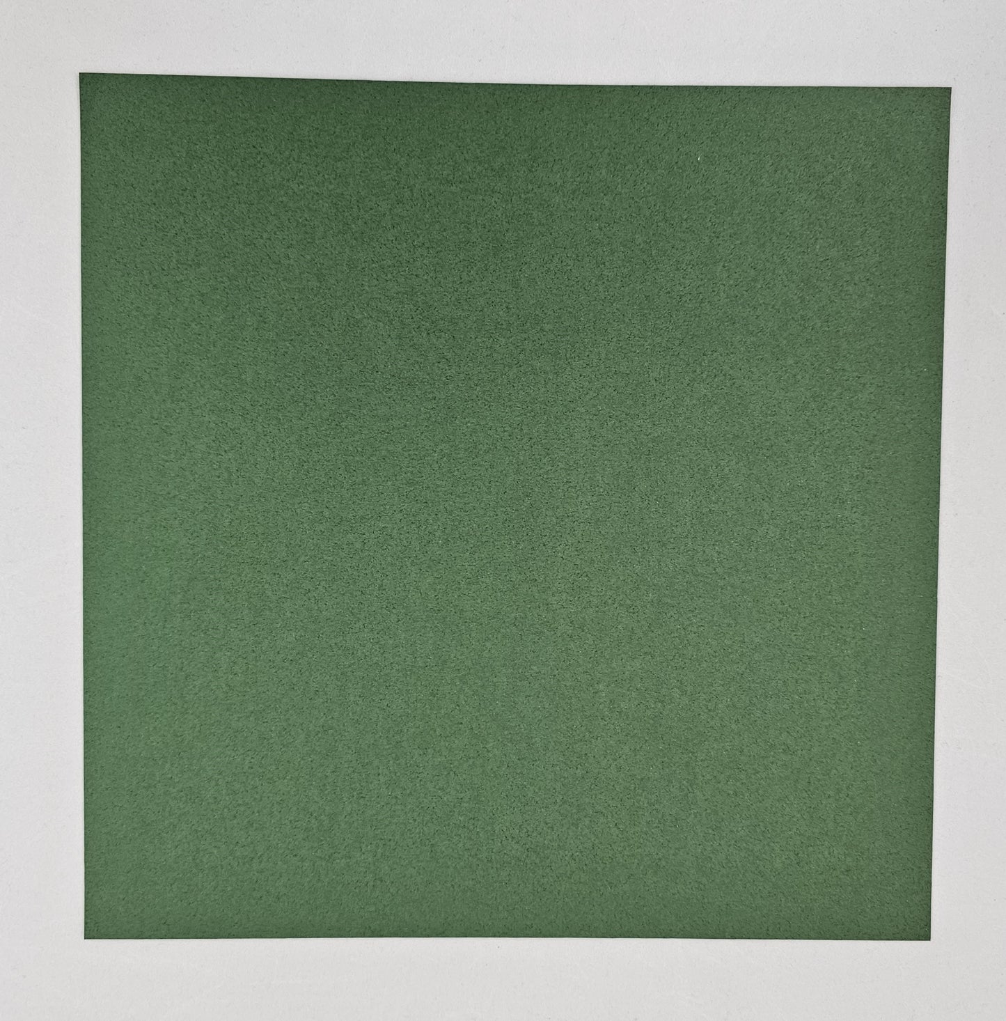 TANT Large 10 Inch (25 cm) Double Sided Single Color (Dark Green) 20 Sheets (All Same Color) for Origami Artist from Beginner to Expert (Made in Japan)