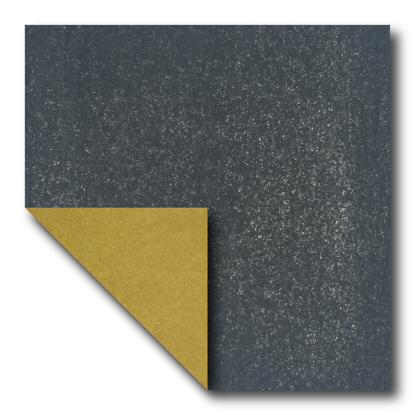 Double Tissue Foil Origami (Dual Color: Black/Yellow) (Sold per sheet)