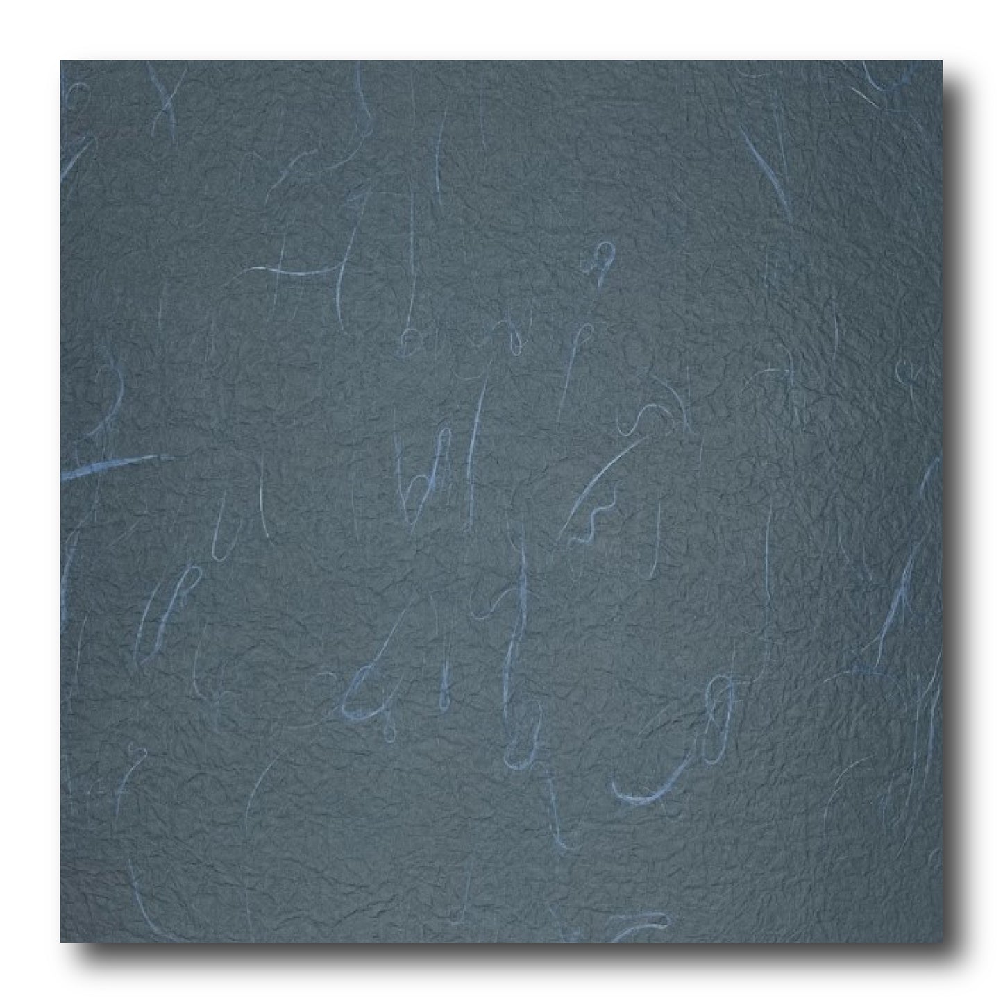 Echizen Momigami (Dual Color: Navy Blue & Blue Streak Design/White)(Sold per sheet) 35cm