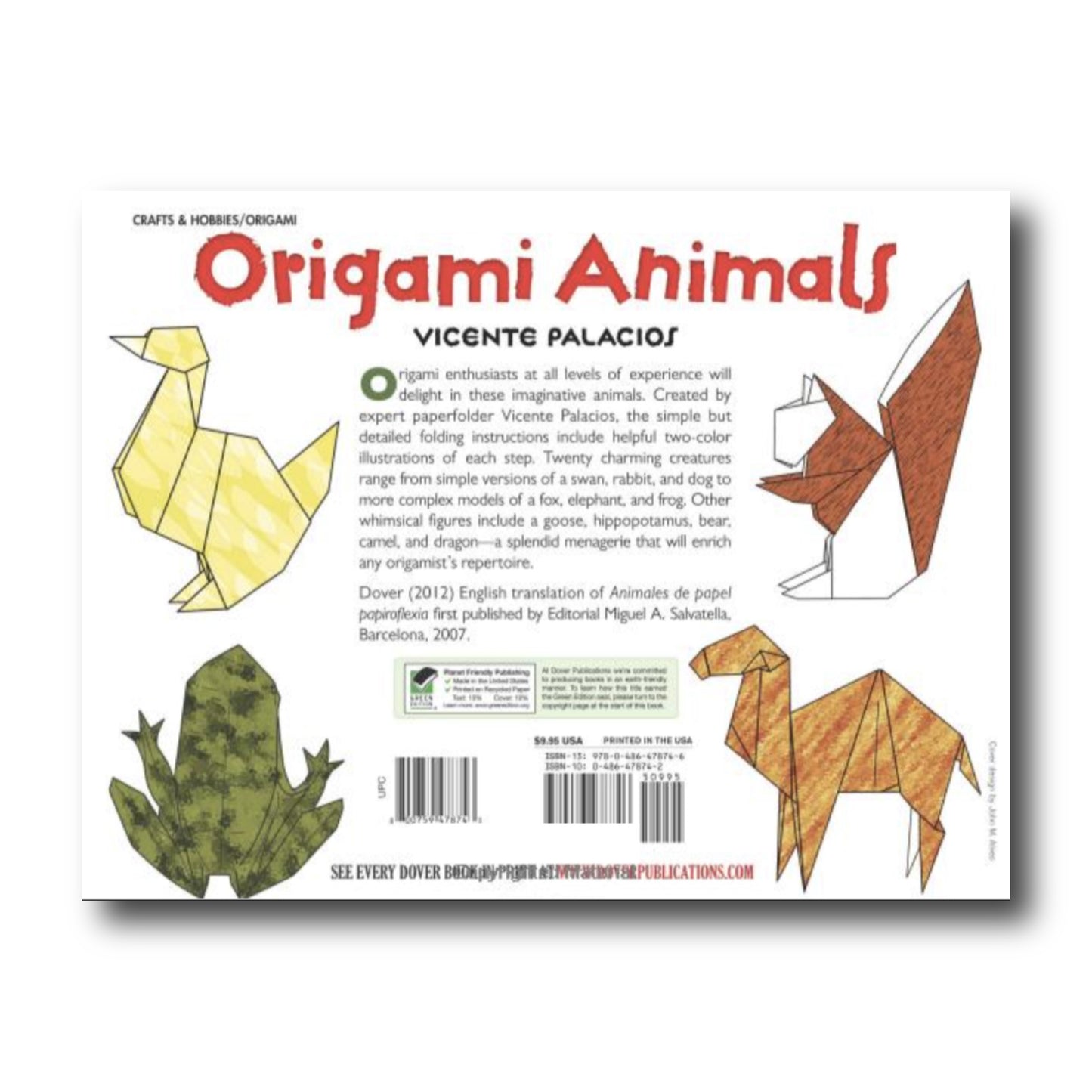 折り紙動物(英語本)