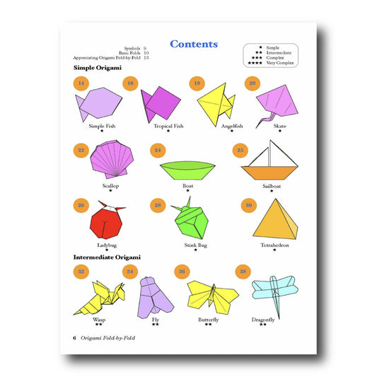 Origami Fold-by-Fold: Building Skills One Step at a Time from Beginner to Advanced