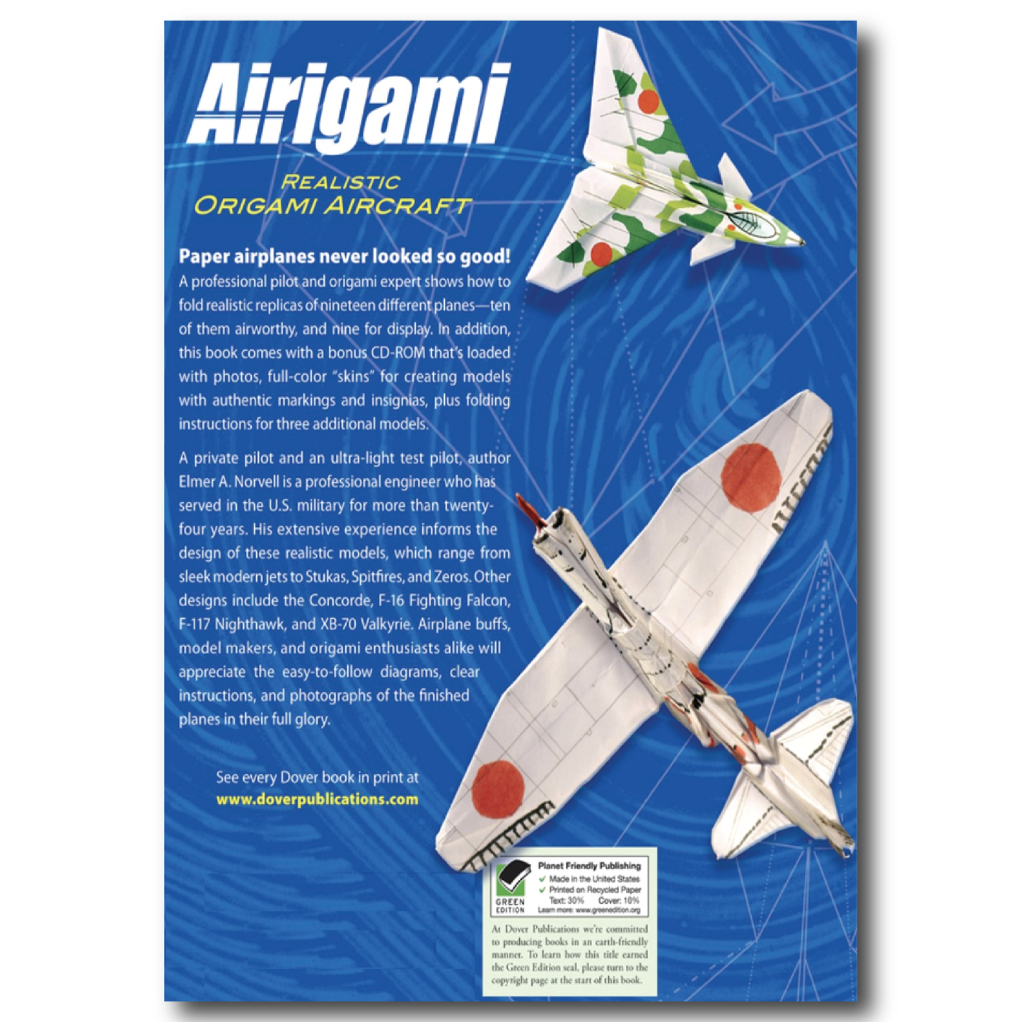 リアルな折り紙飛行機(英語本)