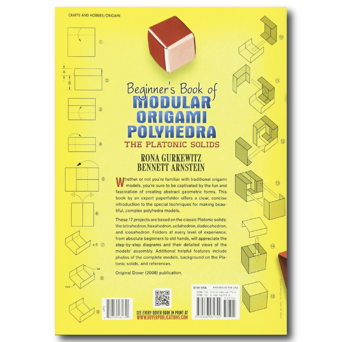 Beginner's Book of Modular Origami Polyhedra: The Platonic Solids