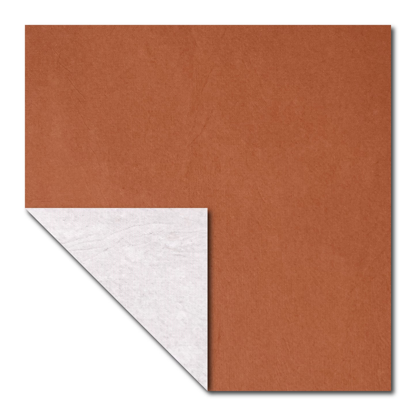 Triple Tissue Origami (Dual Color: light Brown/White) 13.5 inch, 10.5 inch, 6 inch, Handmade (Sold per sheet)