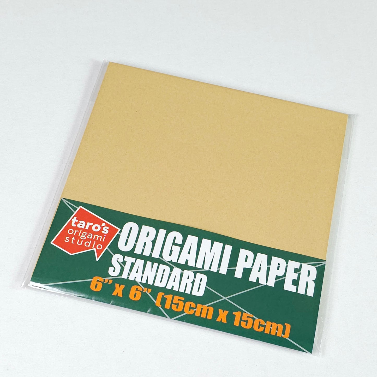 Standard 6 Inch One Sided Single Color (Ivory) 50 Sheets (All Same Color) Square Easy Fold Premium Japanese Paper for Beginner (Made in Japan)