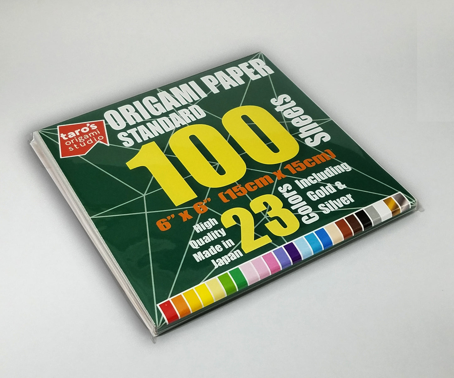 6 inch, 100 Sheets, Single Side 23 Colors Including Gold and Silver