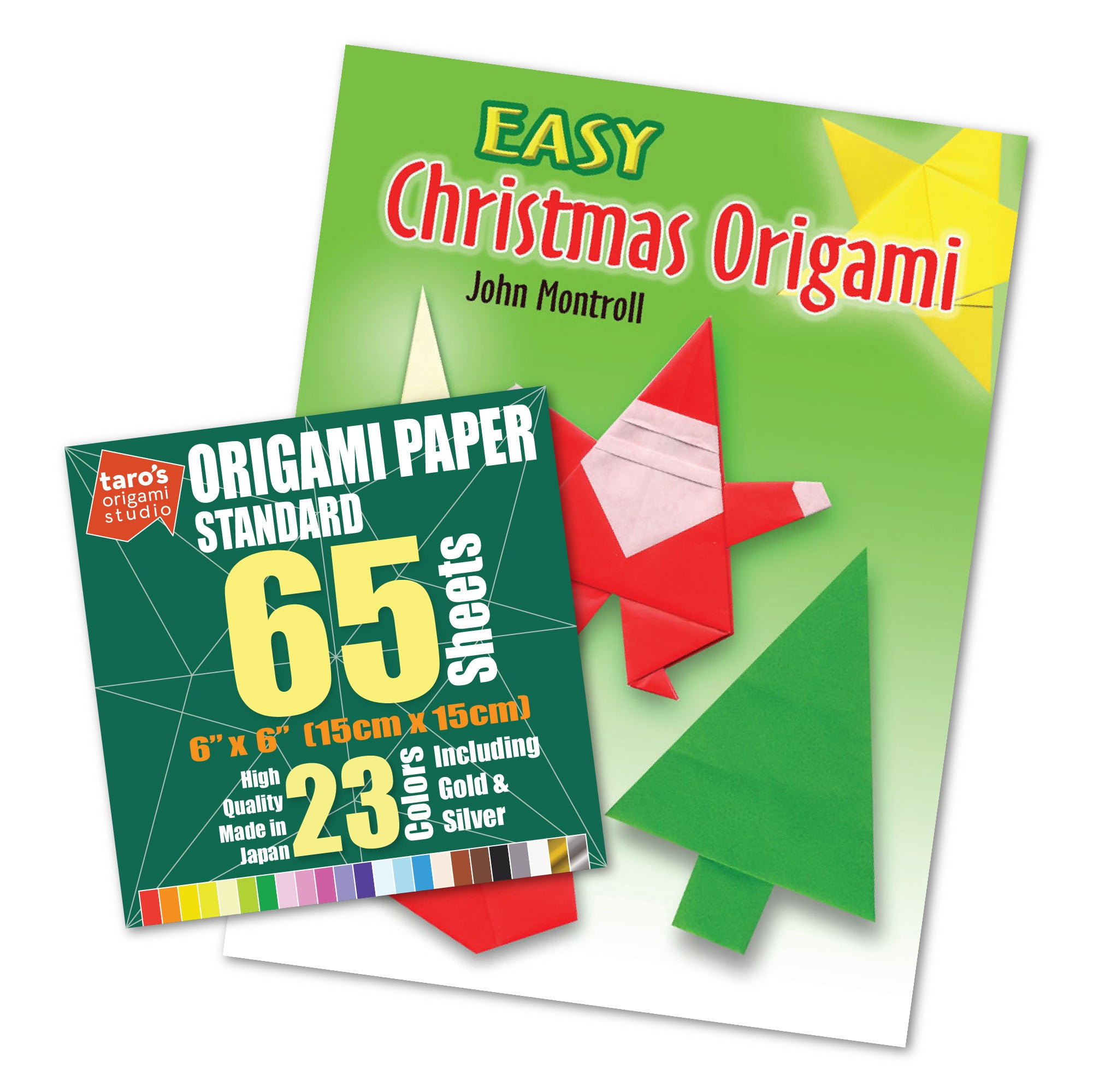 Easy Christmas Origami Book Standard Paper Combo Taro s Origami easy-christmas-origami-book-standard-paper-combo-taro-s-origami