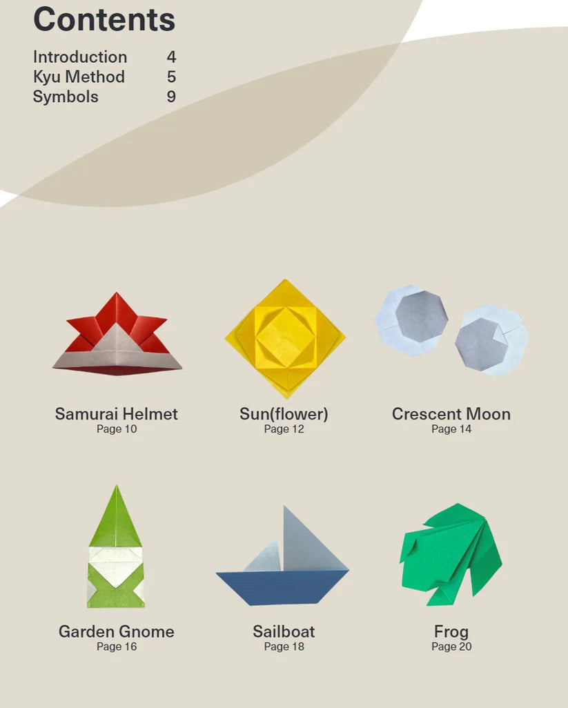 Elementary Origami Book and Standard Origami Paper Combo