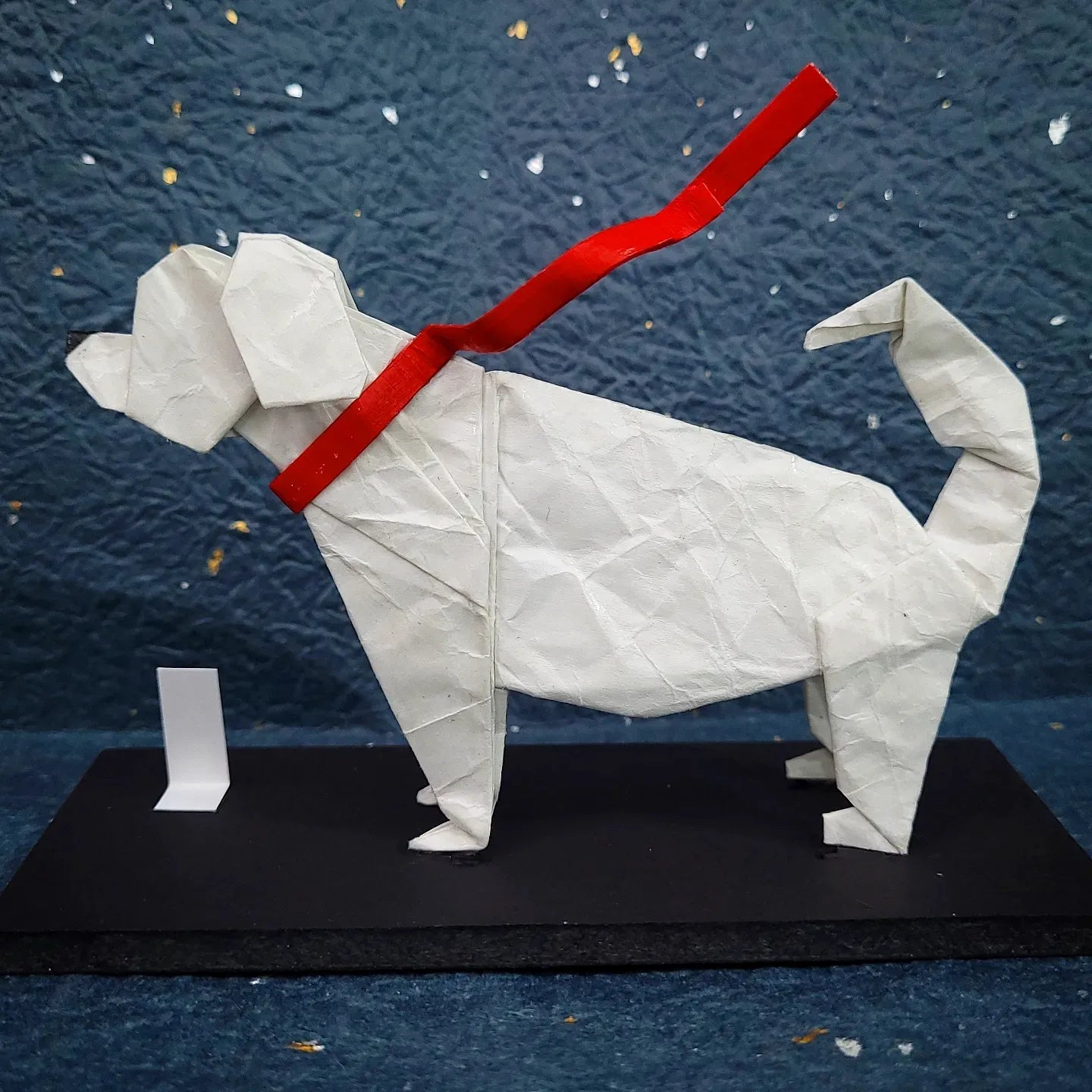 White Doodle Dog, by Taro Yaguchi 2023