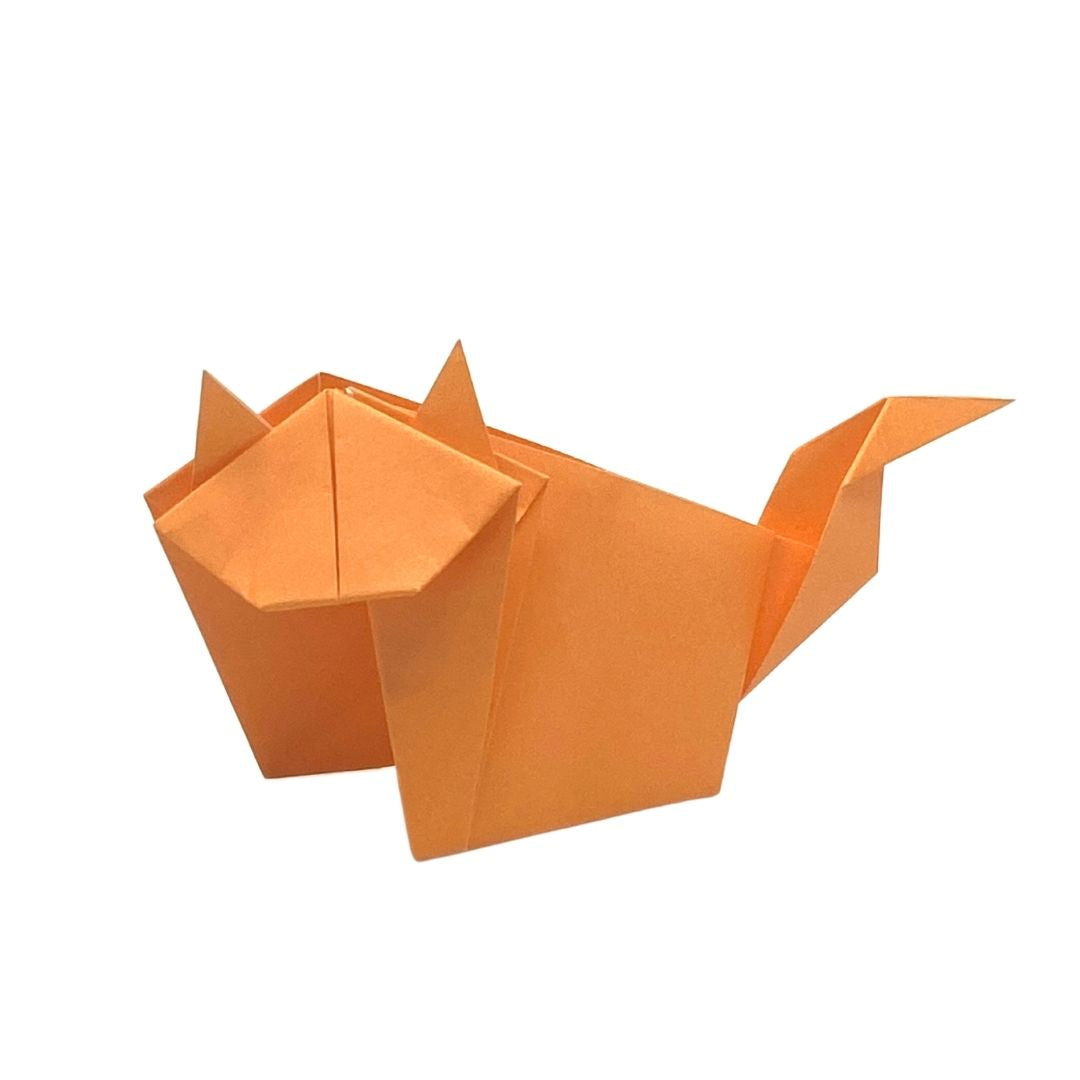 Easy Origami Animal Book + Standard 6 inch 65 Sheet Combo