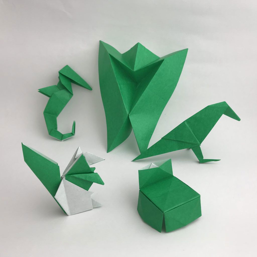 Standard 6 Inch One Sided Single Color (Dark Green) 50 Sheets (All Same Color) Square Easy Fold Premium Japanese Paper for Beginners (Made in Japan)