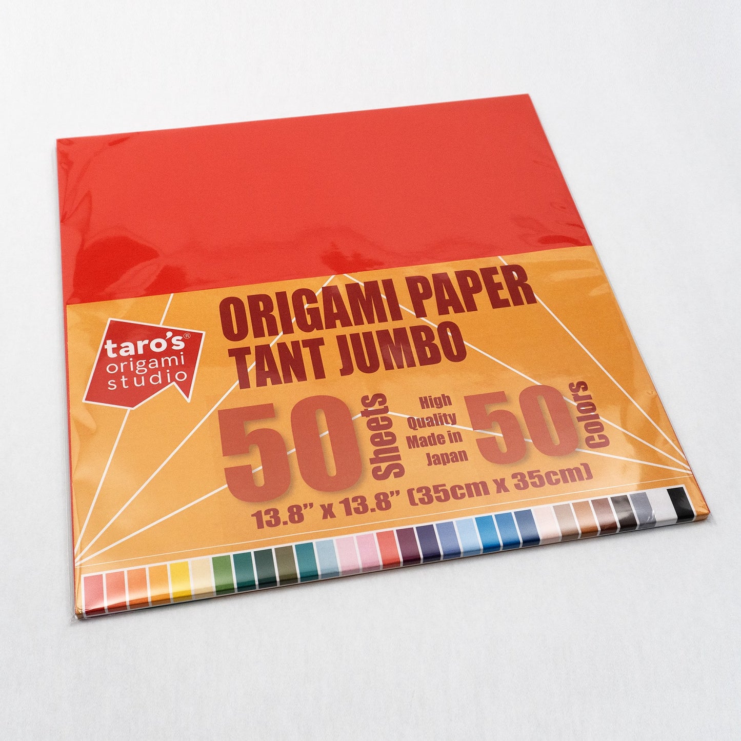 TANT Jumbo size 13.8 inch (35cm) Japanese Origami Paper, 50 Double Sided Sheets