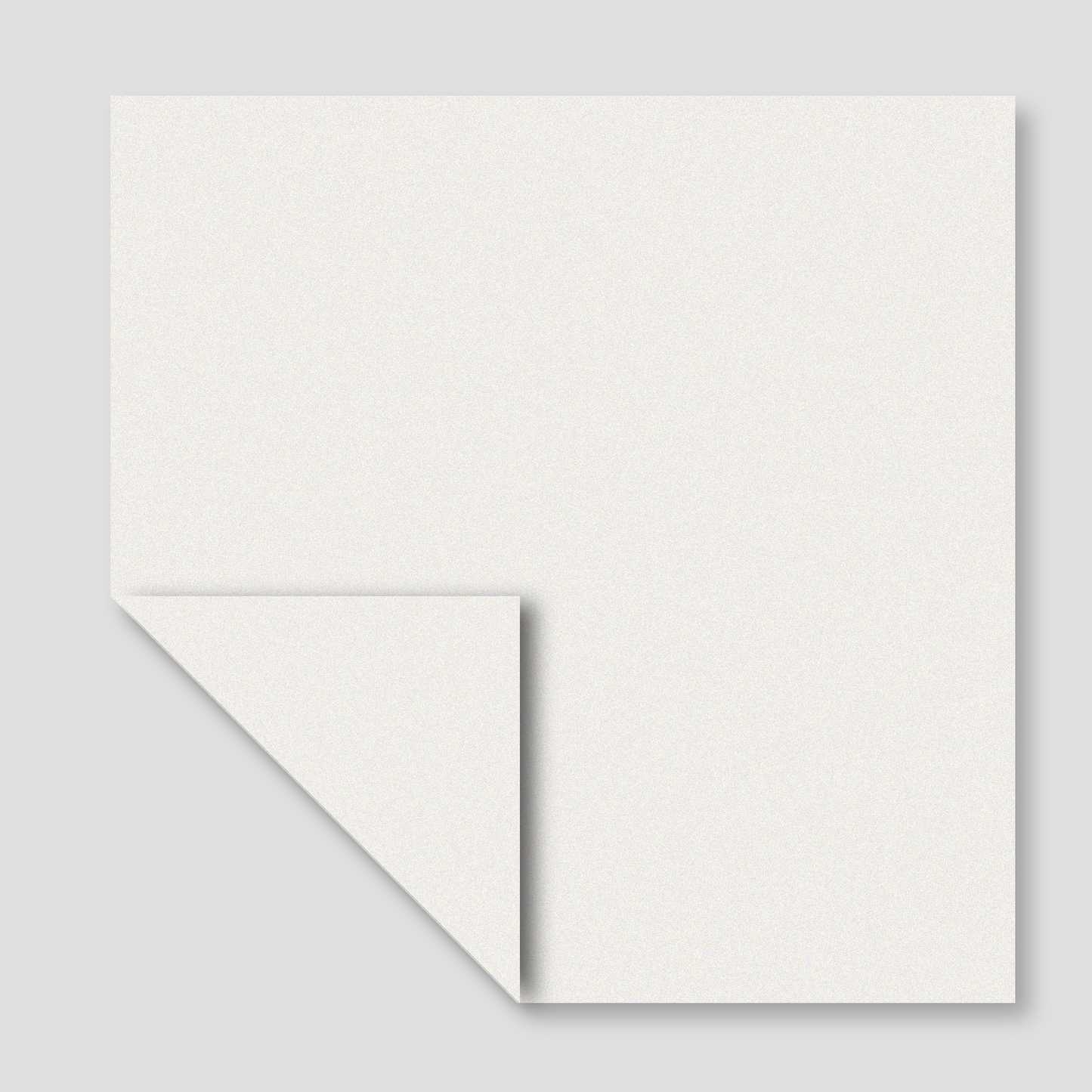 【Taro's Origami Studio】ビオトープ ジャンボ 13.75インチ/35cm 単色(コットンホワイト) 10枚入(全同色) 上級フォルダー用高級和紙(日本製)