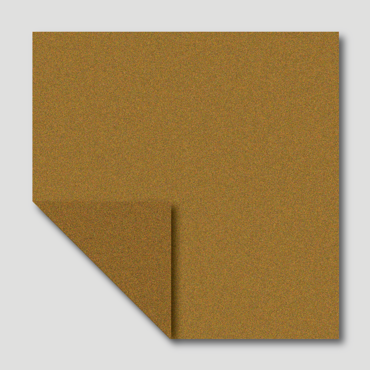 【Taro's Origami Studio】ビオトープ ジャンボ 13.75インチ/35cm 単色(黄土色) 10枚入(全同色) 上級フォルダー用高級和紙(日本製)
