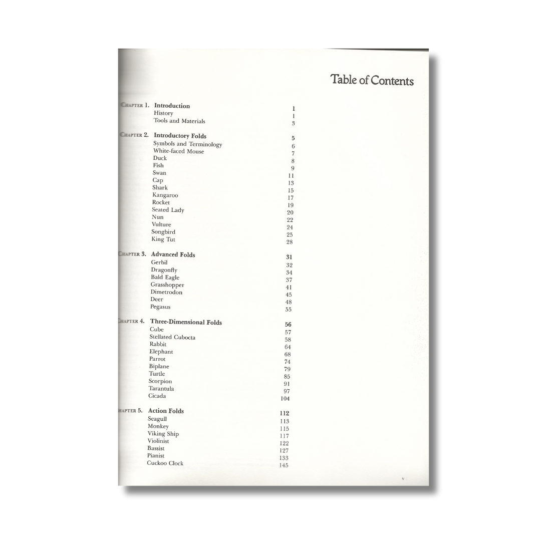 The Complete Book of Origami - Step-by-Step Instructions in Over 1000 Diagrams/37 Original Models