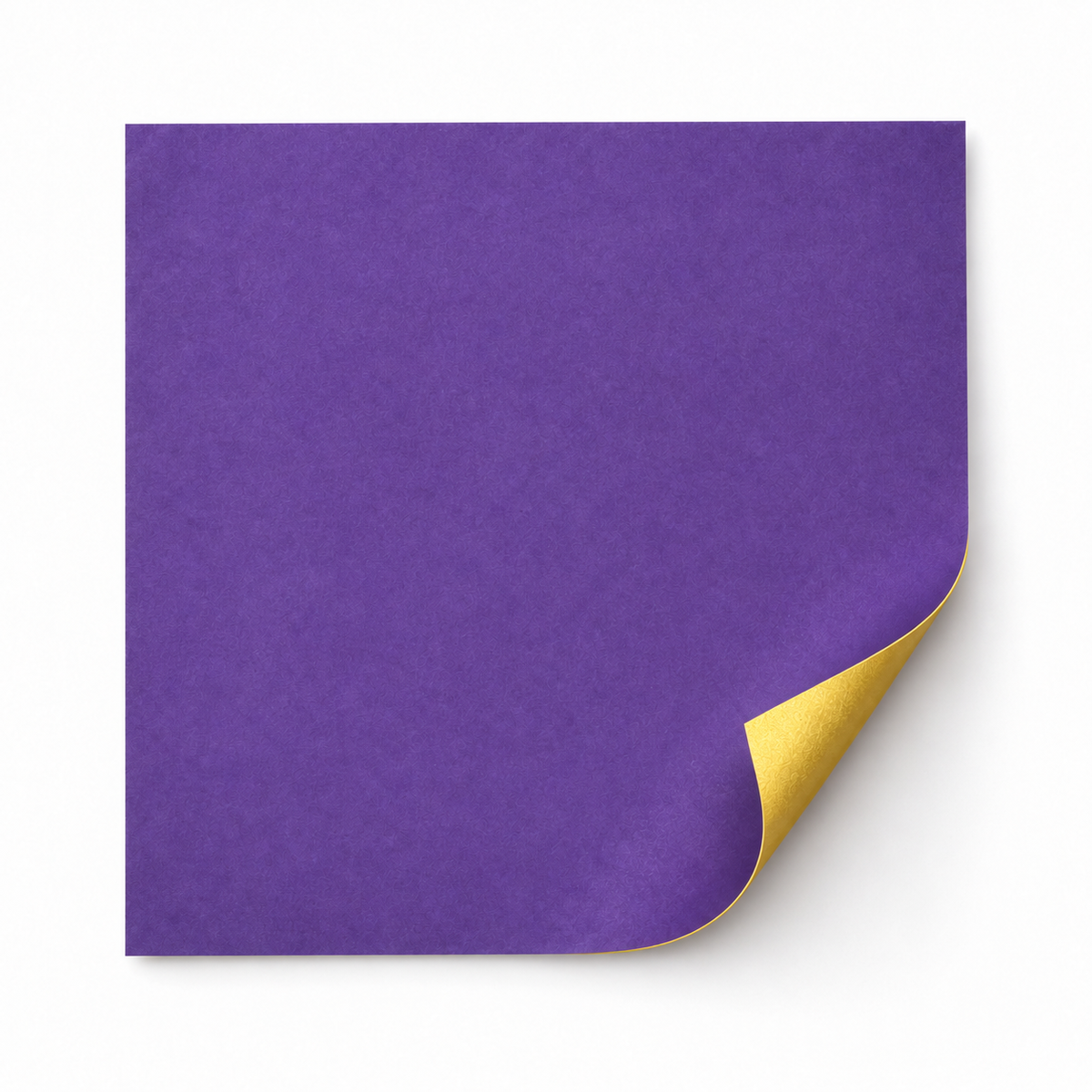 Duo Washi Gold/Purple 10inch (24cm) 10sheets 金と紫の両面和紙折紙