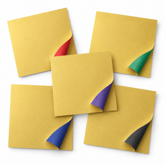 Duo Washi Assortment 10inch (24cm) 10sheets 金と色の両面和紙折紙 アソート