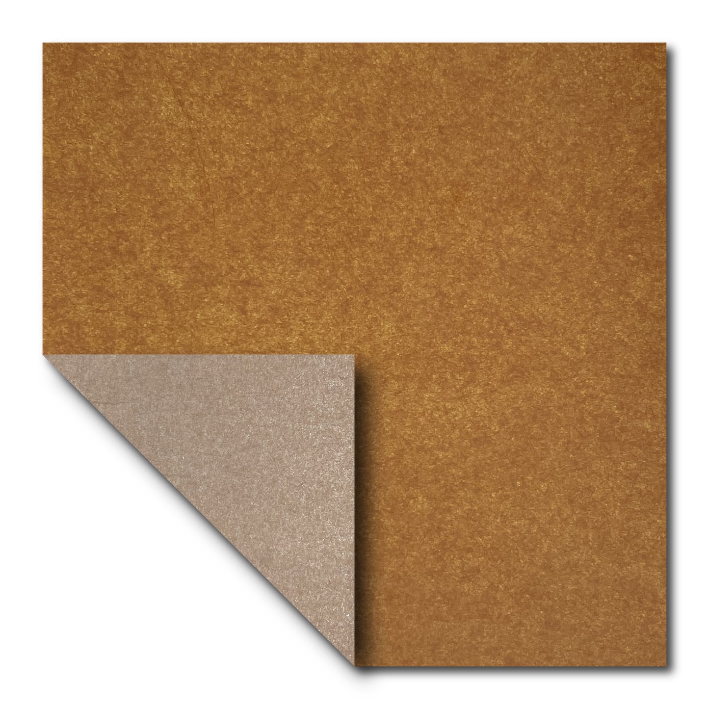 Double Tissue Foil Origami (Dual Color: Apricot/Peach) (Sold per sheet)