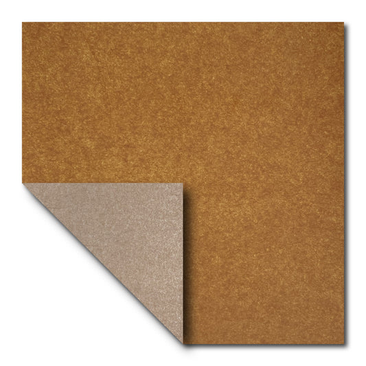 ダブルティッシュフォイル紙（両面カラー：アプリコット/ピーチ）（1枚単位での販売）