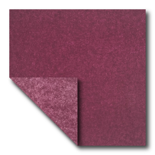 Double Tissue Foil Origami (Dual Color: Beetroot/Claret) (Sold per sheet)