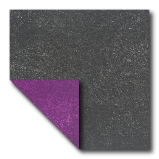 Double Tissue Foil Origami (Dual Color: Black Pearl/Plum) (Sold per sheet)