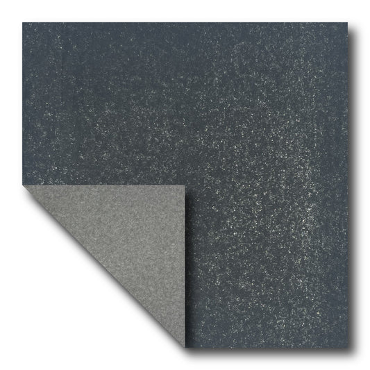 Double Tissue Foil Origami (Dual Color: Black/Grey) (Sold per sheet)