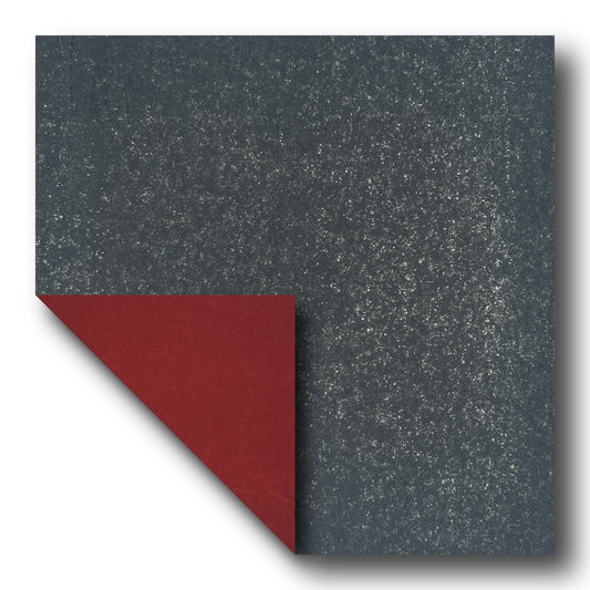 Double Tissue Foil Origami (Dual Color: Black/Red) (Sold per sheet: Store pickup only)
