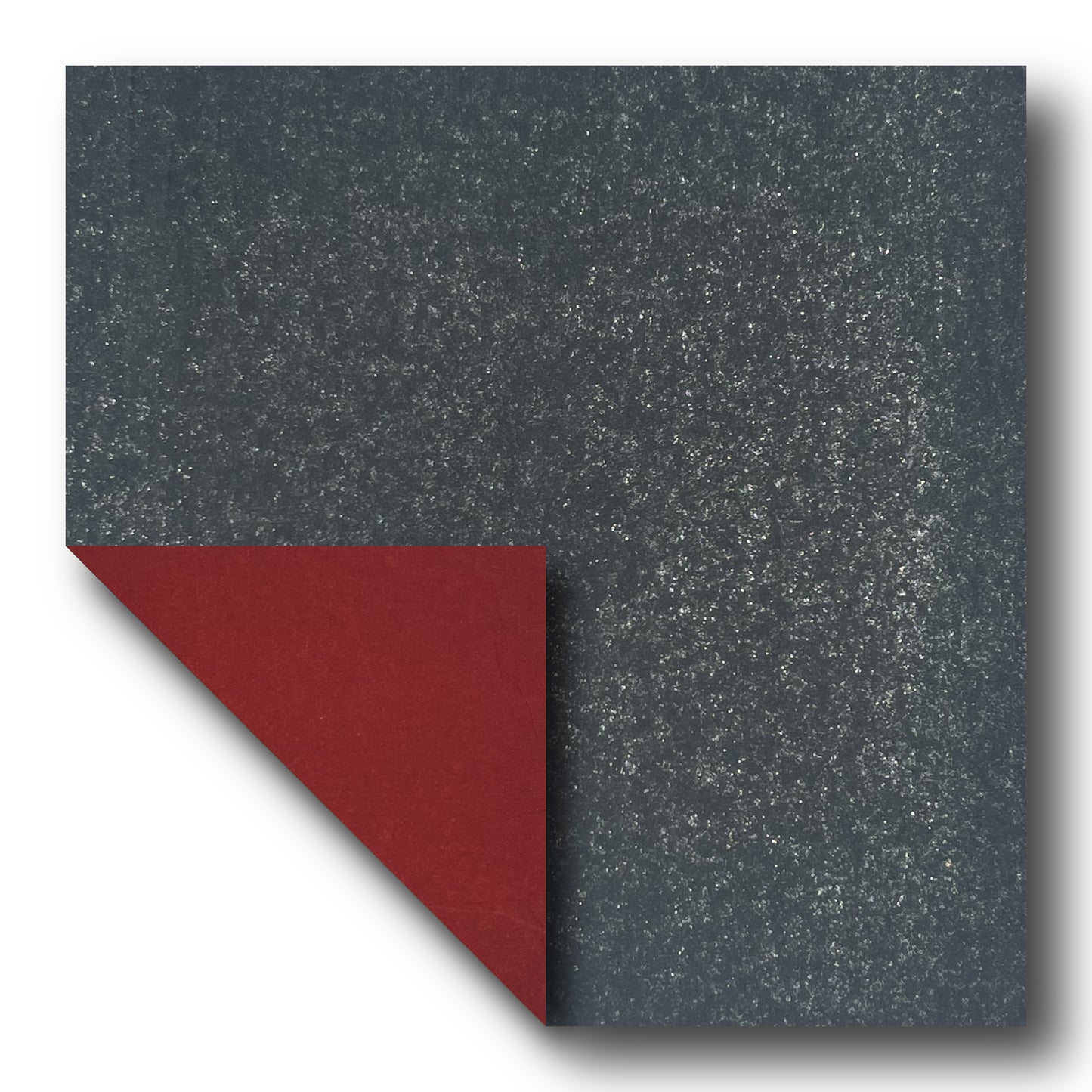 Double Tissue Foil Origami (Dual Color: Black/Red) (Sold per sheet)