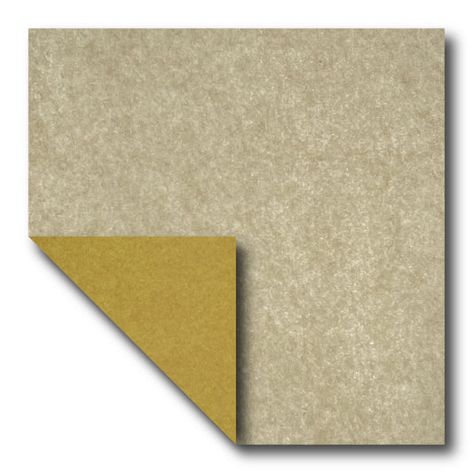 Double Tissue Foil Origami (Dual Color: Golden Pearl/Yellow) (Sold per sheet)