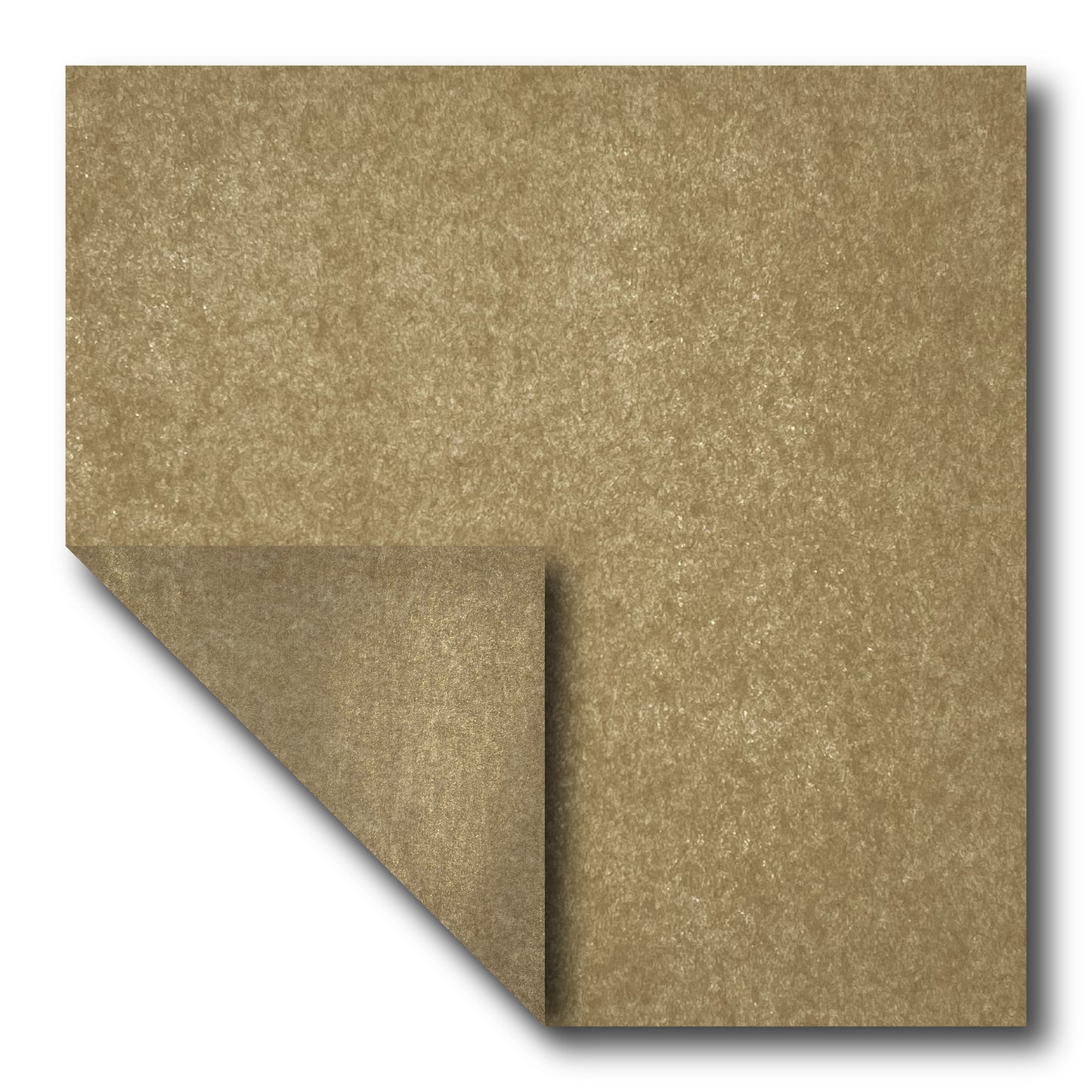 Double Tissue Foil Origami (Dual Color: Golden Tan/Beige) (Sold per sheet: Store pickup only)