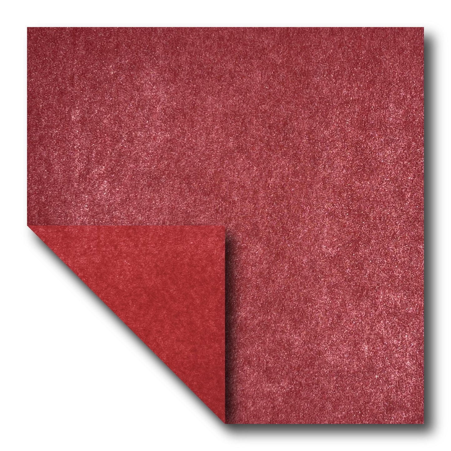 Double Tissue Foil Origami (Dual Color: Ruby/Scarlet) (Sold per sheet)