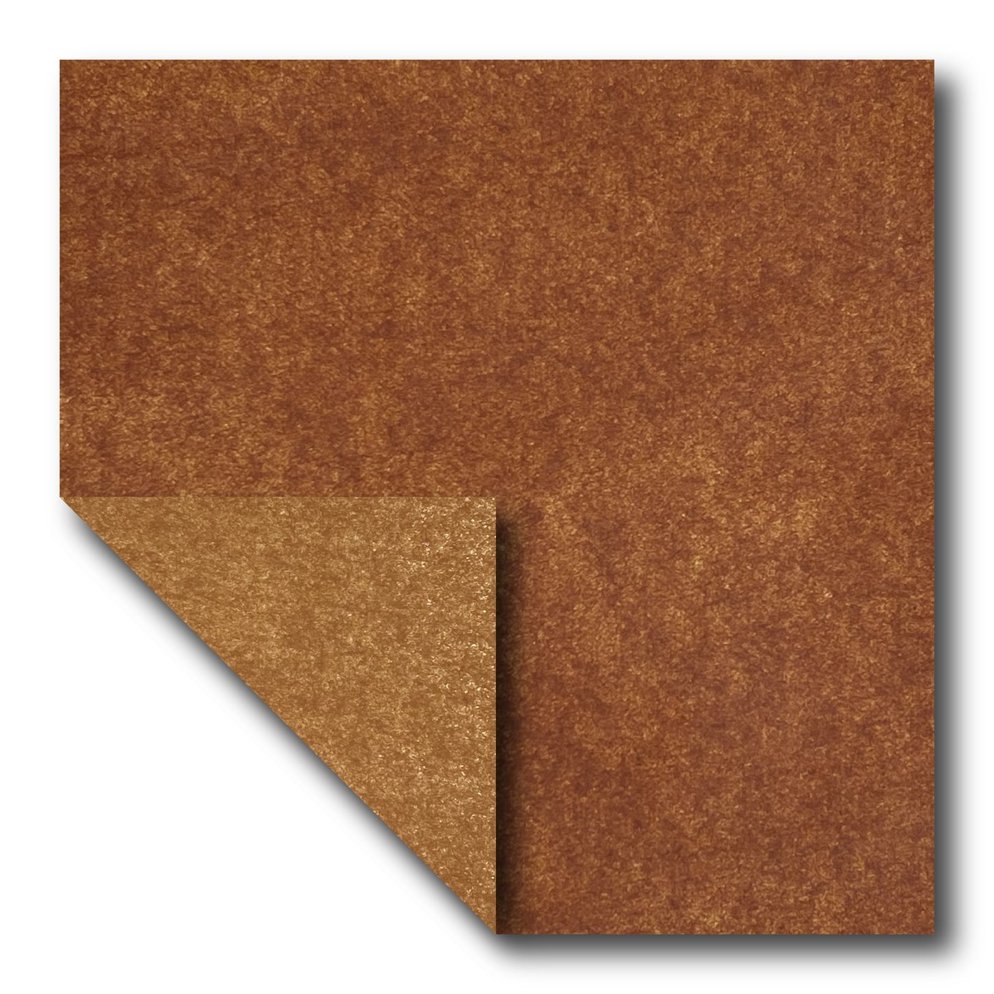 Double Tissue Foil Origami (Dual Color: Rust/Burnt Apricot) (Sold per sheet: Store pickup only)