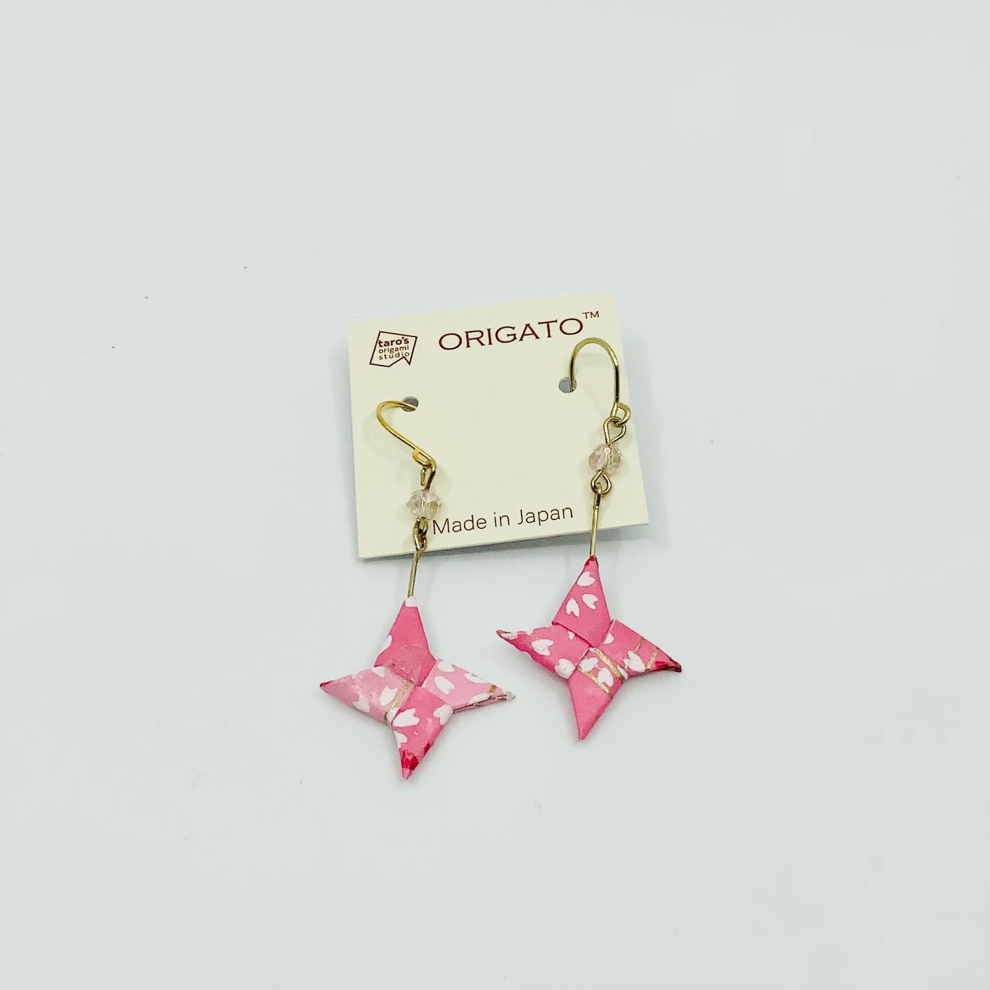 [ORIGATO] Earrings (pierced earrings) - Origami Accessories (Handmade in Japan)[Brooklyn Studio pickup only]