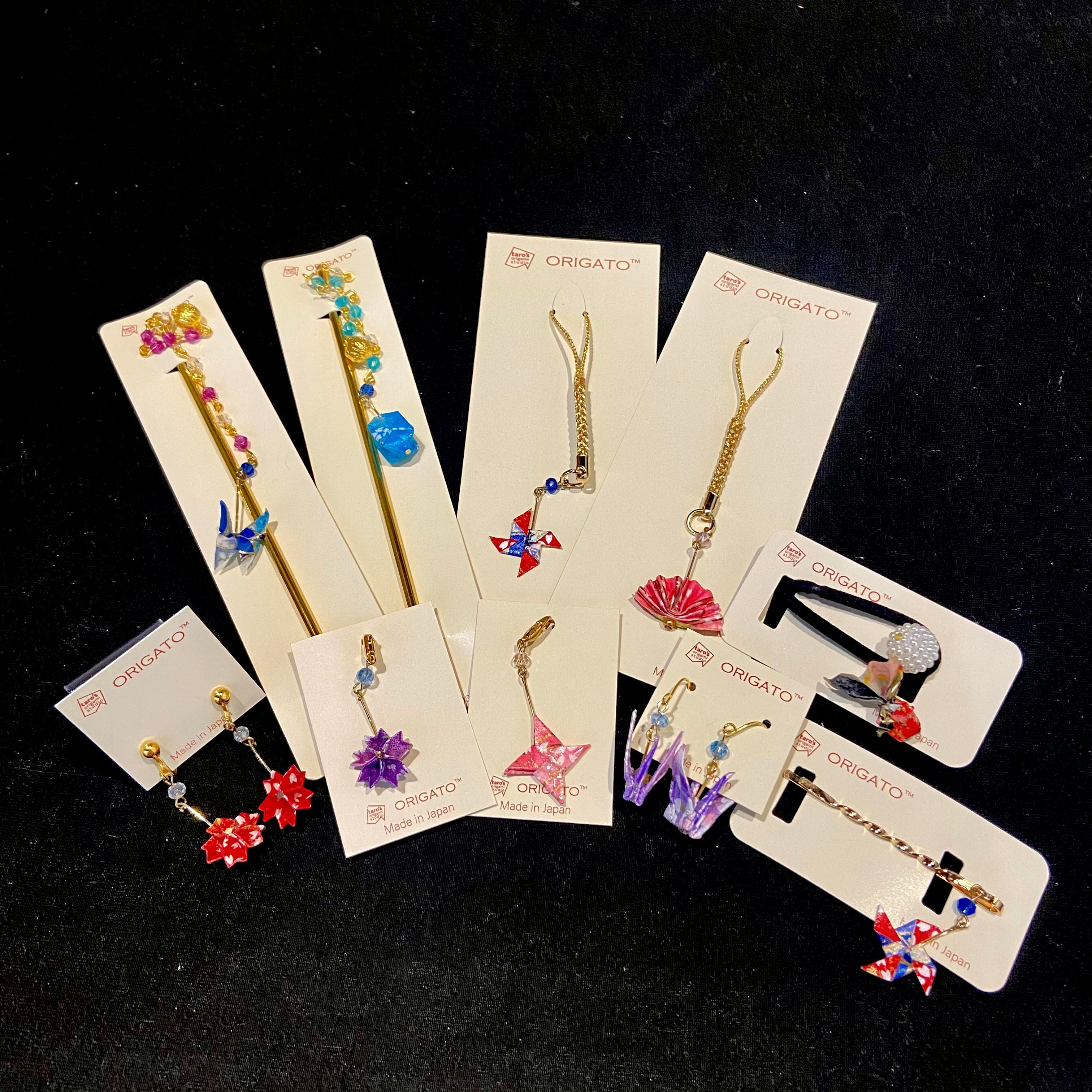ORIGATO] Hair Stick (Kanzashi) - Origami Accessories (Handmade in