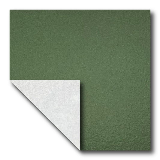Echizen Momigami (Dual Color: Dark Fern Green/White)(Sold per sheet) 35cm