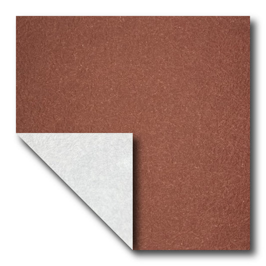 Echizen Momigami (Dual Color: Faded Spicy Red-Brown/White)(Sold per sheet) 35cm