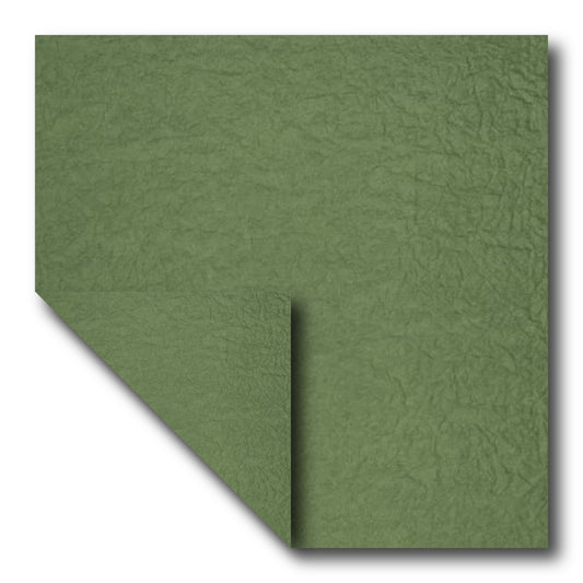 Echizen Momigami (Dual Color: Drab Green) (Sold per sheet) 35cm