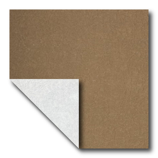 Echizen Momigami (Dual Color: Light Brown/White)(Sold per sheet) 35cm