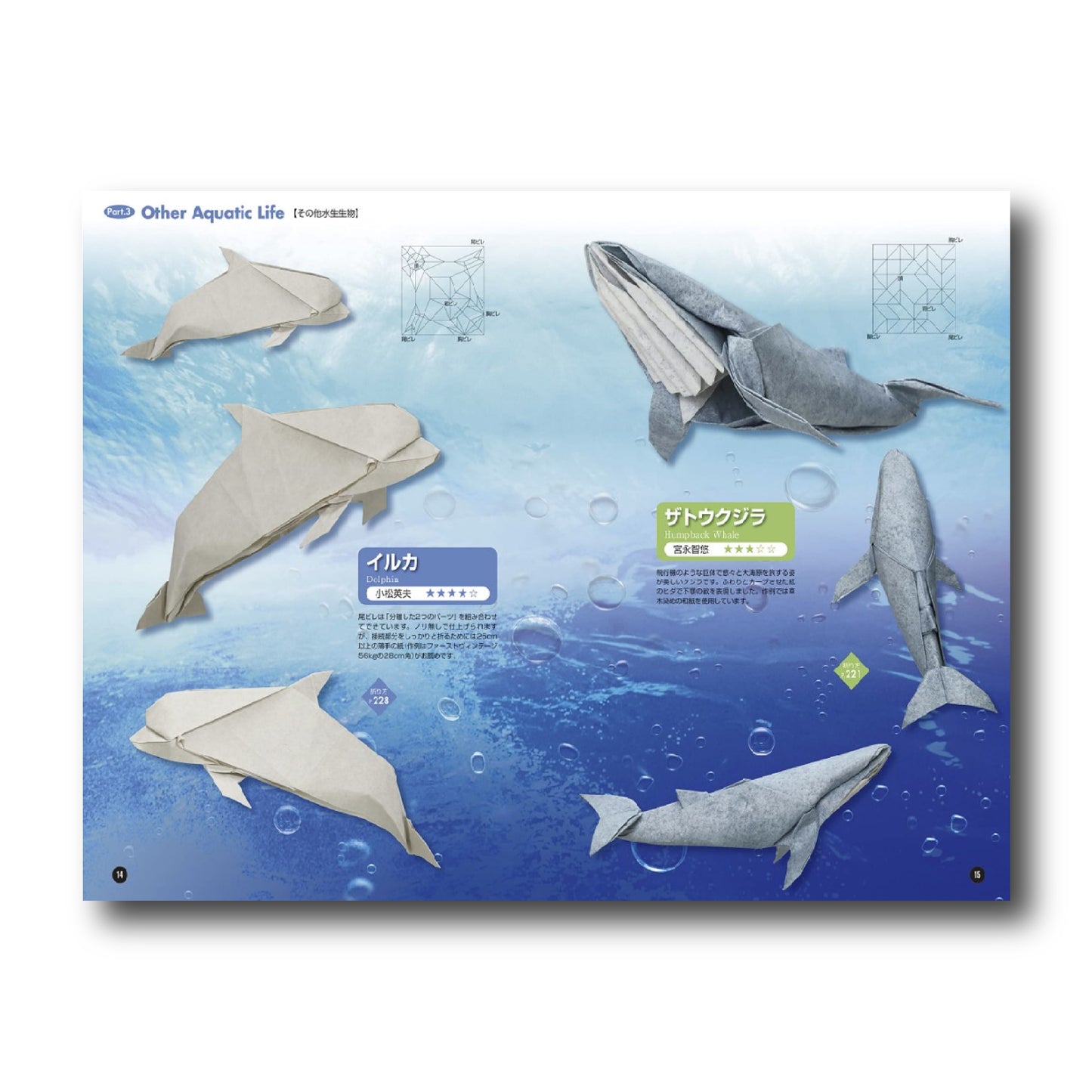 Origami Aquarium/水生生物の折り紙