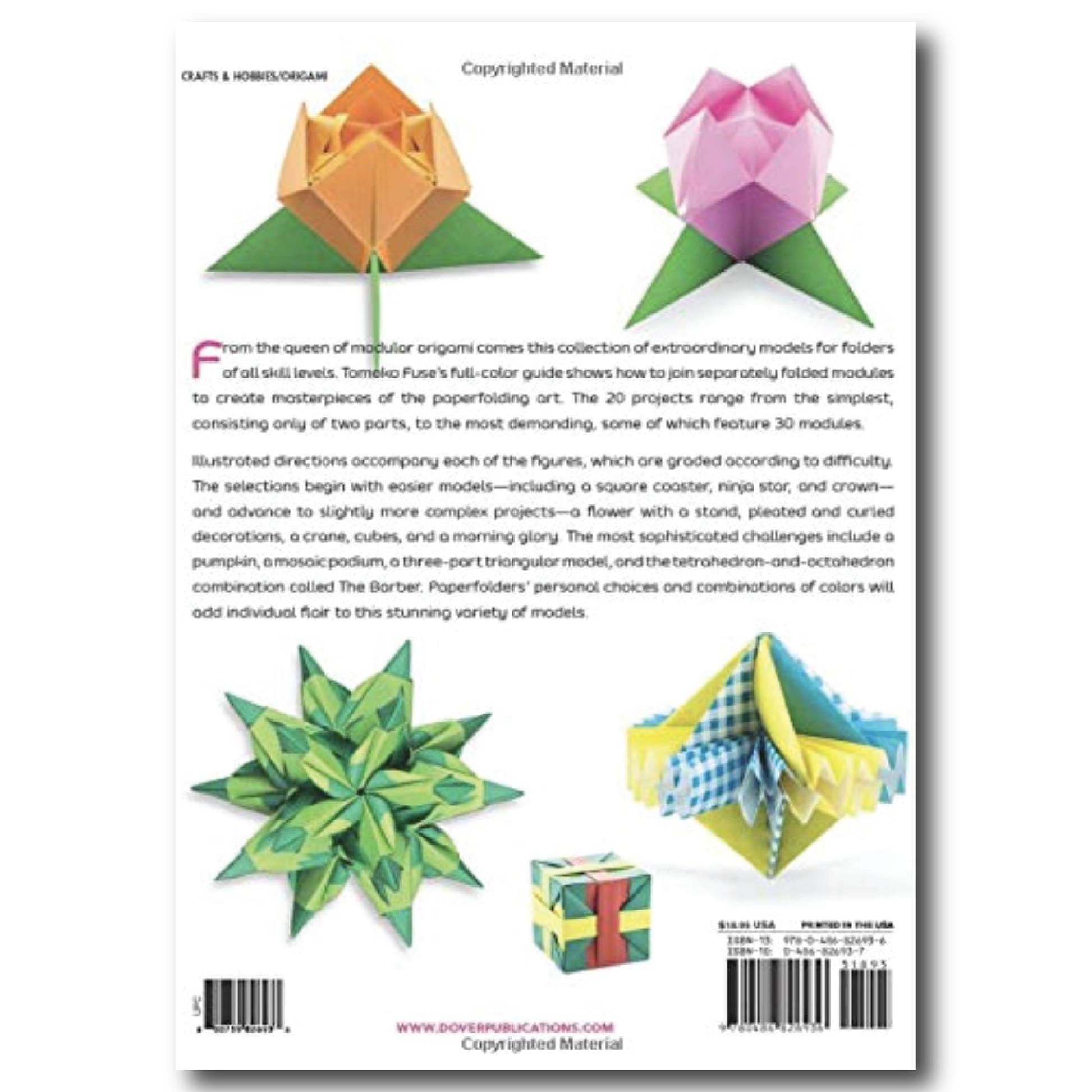 Fabulous Modular Origami: 20 Origami Models with Instructions and Diag ...