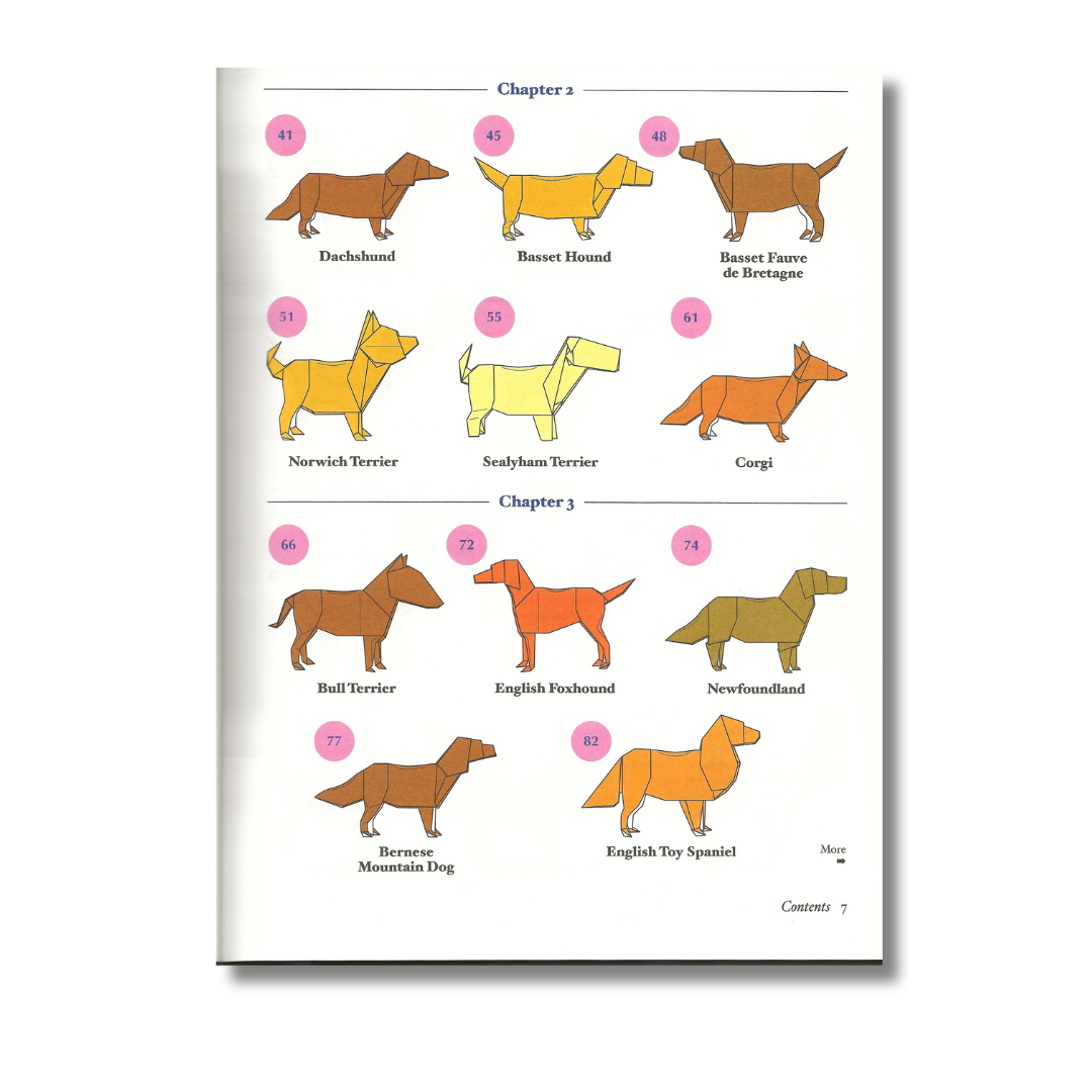 Dogs in Origami: 30 Breeds from Terriers to Hounds
