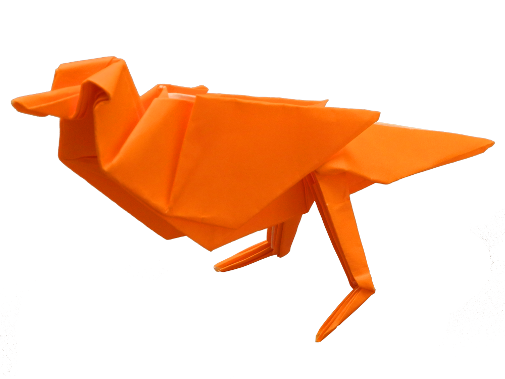 Origami Paper Orange Color - 150 mm - 14 sheets